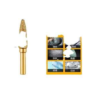 Diamant combiné fichier <span class=keywords><strong>rotatif</strong></span> meuleuse électrique perceuse à main acier sable trou foret fraise acier au tungstène - Product Image 2