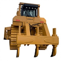 Bulldozer sur chenilles à pignons surélevés WD8B 235 KW, robuste, avec lame frontale et ripper pour les chantiers de construction