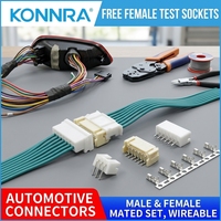 Kit de connecteurs multi-contacts pour câblage automobile, bornes à sertir pour lampes de voiture