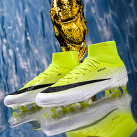 Botas de Fútbol Profesionales Personalizadas al por Mayor para Hombre, Transpirables, Antideslizantes, con Tacos de Goma, Zapatos Deportivos