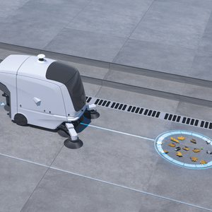 Robot extérieur intelligent et étanche avec système de chargement automatique des déchets et de recharge automatique pour les zones industrielles et commerciales Yangzhi Smart Ra - Product Image 3