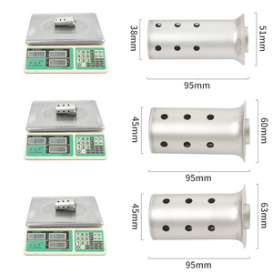 Xe máy sửa đổi giao diện lục giác xả Muffler trở lại áp lực lõi giảm tiếng ồn phổ 51mm 60mm muffler - Product Image 3