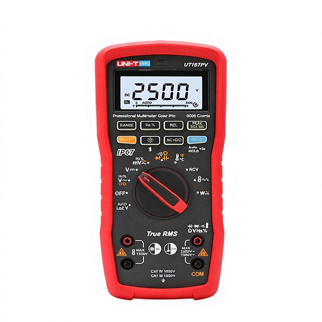 UNI-T UT197PV Professional Digital Multimeter 1000V AC DC Automatic Multimeter Solar Panel Power PEAK VFD Output Test IP67 L86