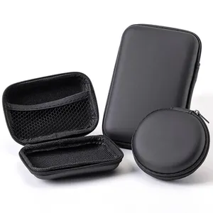 Groothandel Persoonlijke Mini Waterdichte Hoofdtelefoon Tracker Eva Foam Case Oortelefoon Opbergtas