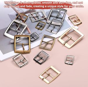 IN Mm Metal Single Prong Buckle Pcs Webbing Belts Center Bar Buckle Use For Leather Bags Craft <b>Purse</b> DIY Accessories Copper Tone - Product Image 4