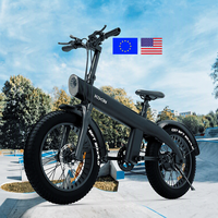 Vélo Électrique Sportif 20 Pouces en Stock UE pour Dropshipping – VTT Hybride de Route avec Suspension Avant et Écran Électronique 750W