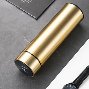 Bán buôn tùy chỉnh Quà Tặng 500ml LED hiển thị nhiệt độ đôi tường nước bằng thép không gỉ chai therumo chân không bình thông minh cup - Product Image 5