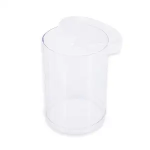 Wholesaler Clear Plastic Cylinder Box PET PVC PP Round Plastic Boxes Tube Packaging Box For Candy