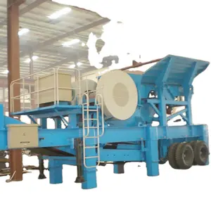 Mobile limestone jaw crusher with screen 300t/h portable stone crusher line manufacturer supplier