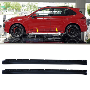 Kit de Carrocería para <span class=keywords><strong>Porsche</strong></span> <span class=keywords><strong>Cayenne</strong></span> <span class=keywords><strong>2011</strong></span>-2017, Modificación de Automóvil, Nuevo Parachoques Delantero con Recortes para Faros Antiniebla y Componentes de Panel de Puerta - Product Image 1
