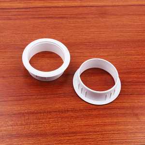 White Plastic Drain Ring 60mm Thickened Ventilation Hole Drop In <b>Kitchen</b> <b>Sink</b> Accessory Easy To Clean Matte Surface - Product Image 4