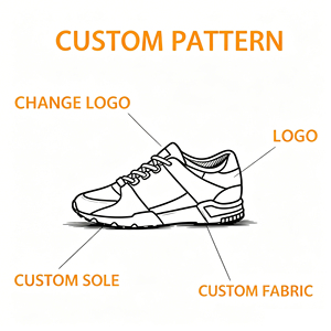 Produttore Cinese di <span class=keywords><strong>Sneaker</strong></span> alla Moda con MOQ Basso Scarpe da Corsa Stile Casual da Passeggio Scarpe Sportive da Uomo - Product Image 3