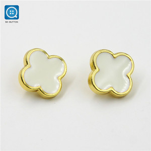 ABS Vàng Vòng hoa hình dạng nút vàng tùy chỉnh màu áo nút - Product Image 1