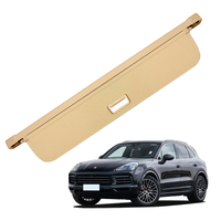 Accessoires pour coffre arrière de voiture pour Porsche Cayenne 2018+ - Couvre-coffre rétractable portable beige