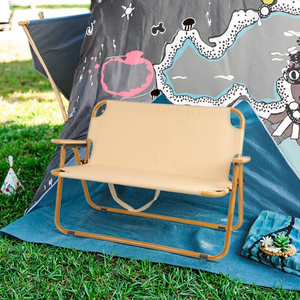 Silla Plegable Portátil de Aleación de Aluminio WOQI para Exteriores, Silla Doble Desmontable para Camping y Ocio - Product Image 6