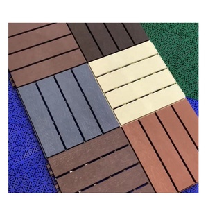 กระเบื้องปูพื้นระเบียงภายนอกลายไม้พลาสติกแบบประกอบสำเร็จ - Product Image 4