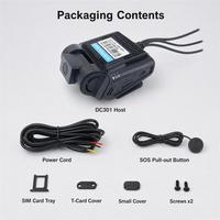 Cámara de Video para Vehículo 2K de 3 Canales, 4G LTE, GPS, IA, Grabadora de Seguridad para Coche, DVR para Auto, Dashcam