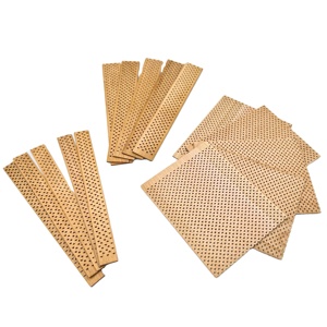 Mèches de bougies avec supports métalliques - Mèches en <span class=keywords><strong>bois</strong></span> naturelles et sans fumée pour la fabrication de bougies DIY, mèches en <span class=keywords><strong>bois</strong></span> pour bougies à la cire de soja - Product Image 1
