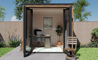 10 pieds bureau jardin petit bureau arrière-cour maison préfabriquée modulaire bureau Pod préfabriqué petite maison préfabriquée maison mobile Oficina