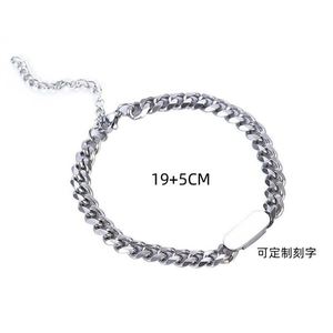 Customized Titanium Steel <b>Couple</b> <b>Bracelets</b> His and Hers <b>Matching</b> Love Curved Sports <b>Bracelet</b> for Men Women - Product Image 6
