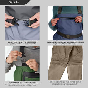 Offre Spéciale sécurité unisexe imperméable épaissi extérieur antidérapant vêtements <span class=keywords><strong>de</strong></span> travail salopette <span class=keywords><strong>de</strong></span> chasse cuissardes <span class=keywords><strong>de</strong></span> pêche avec bottes - Product Image 6