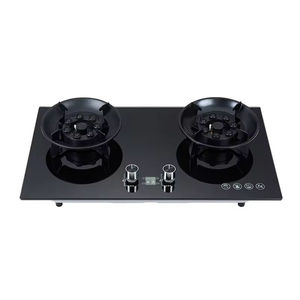 Cuisinière portable à double brûleur en acier inoxydable, alimentée au <span class=keywords><strong>gaz</strong></span>, pour usage domestique et hôtelier, <span class=keywords><strong>installation</strong></span> autonome - Product Image 1