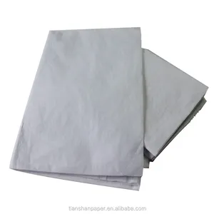 envoltura de tejido de ropa de lujo personalizado 17gsm blanco papel de personalizar Logotipo white tissue paper