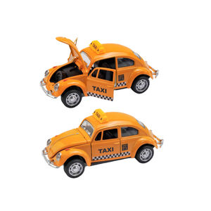 <span class=keywords><strong>Taxi</strong></span> 1:36 Scale Metal Cars Diecast Alloy Toy Pullback Open Hood and Doors para niños - Product Image 1