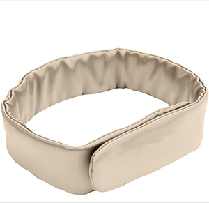 Bandeau de beauté en soie pour femme, <span class=keywords><strong>double</strong></span> couche, avec fermeture <span class=keywords><strong>Velcro</strong></span>, pour spa, lavage du visage et maquillage - Product Image 1