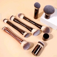 Nouveauté 2026 : 7 Pinceaux de Maquillage Double Embout Multifonctionnels avec Embouts pour Poudre, Fard à Paupières et Blush - Pour Usage Haut de Gamme