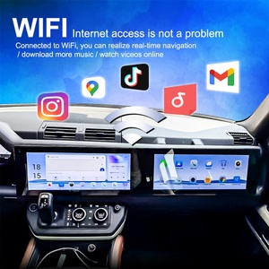 Navihua 33.6 Inch Dual Display Android Head Unit for Defender L663 2018-2024 Car Gps Navigation <b>System</b> - Product Image 6