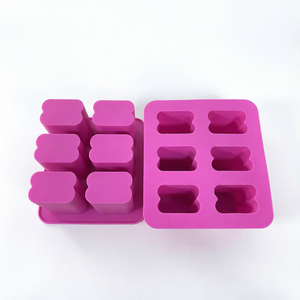 Nuevas Ideas, Molde de Silicona Rectangular Hecho a Mano con 6 Cavidades para Jabón/Helado/Cubitos de Hielo/Jabón para Bebés/Pasteles, Precio de Fábrica - Product Image 1