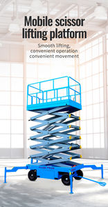 CE 16m 14m 12m 10m 8M 6m Elevador de tijera hidráulico Mesa elevadora de tijera Elevador de tijera de movimiento automático - Product Image 3