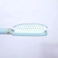 Brosse à cheveux de massage du cuir chevelu avec imprimé INS et grattoir de nettoyage.