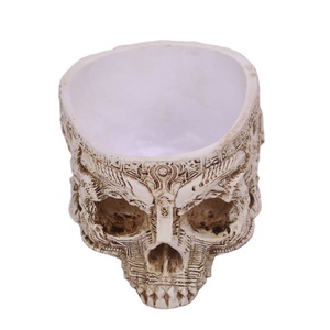 Vaso per Piante a Forma di <span class=keywords><strong>Testa</strong></span> in Poliresina, Vaso da Giardino per Fiori - Product Image 2