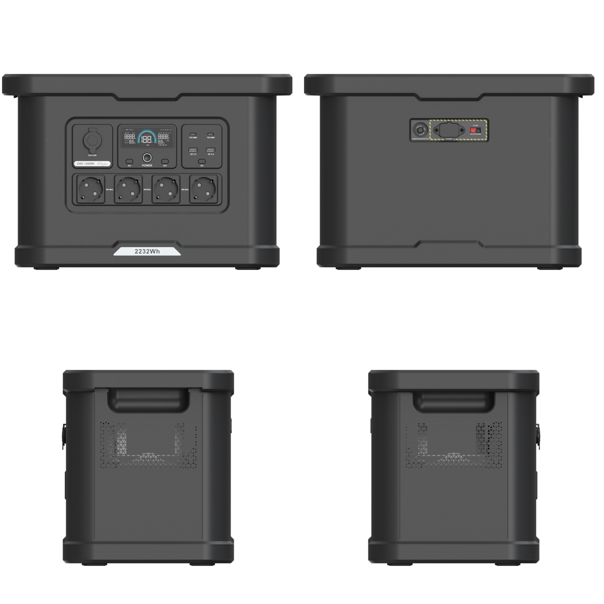 Portable Power Station 2400W 2232Wh Solar Generator LiFePO4 Battery Power Station Pure Sine Wave Outdoor Home Battery Backup · image 5