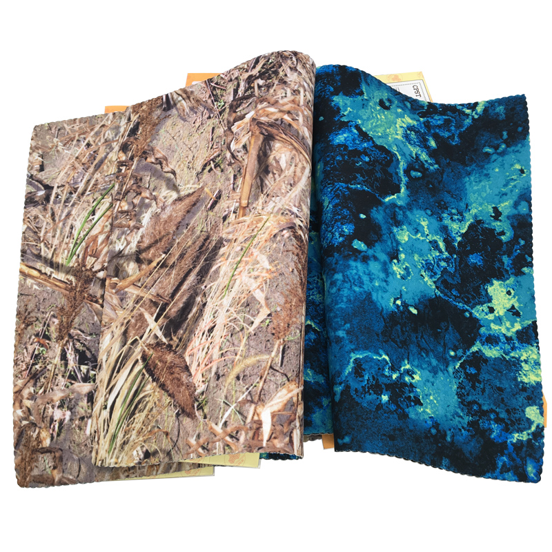 Камуфляжная Неопреновая ткань с принтом травы уникального дизайна 3 мм для Гидрокостюмов для подводного плавания