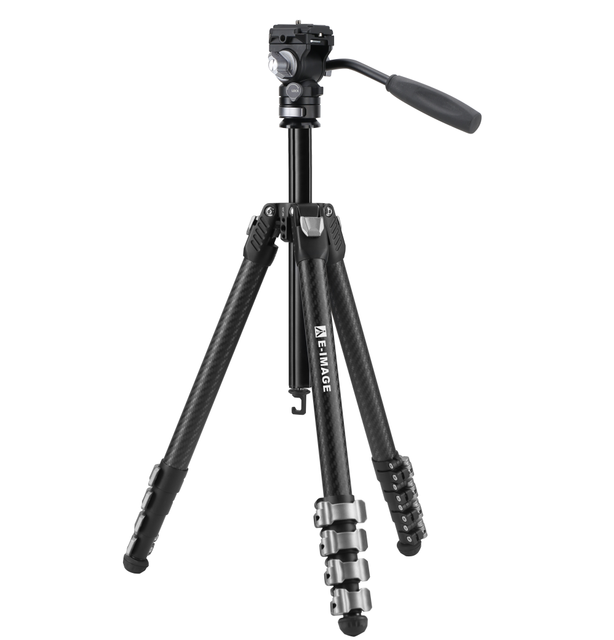 E-IMAGE TC205 Carbon Fiber Portable Camera Tripod