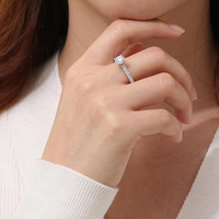 Bague en diamant de laboratoire de style designer, esthétique tendance, artisanat haut de gamme, idéale pour les amateurs de mode, bagues en diamant