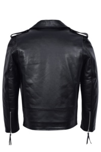 Custom 100% Genuine Black Cowhide Leather <b>Men</b>’s Longline Coat Longline Design Private Label OEM Bulk Wholesale Elegant Outerwear - Product Image 4