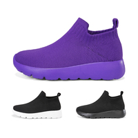 Chaussures de sport athlétiques à fermeture par lacets - Tige en mesh respirant, semelle intermédiaire légère et amortie, semelle extérieure souple en MD pour la course et la marche