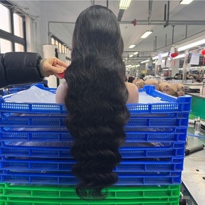 Peluca de Cabello Humano con Ondas Suaves sin Pegamento para Mujeres Afroamericanas, Lista para Usar, con Frente de Encaje Pre-cortado - Product Image 1