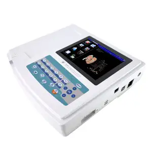 Macchina ecg touch screen USB con elettrocardiografo a 12 derivazioni per ultrasuoni