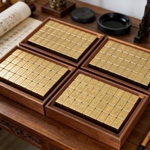 เครื่องประดับไพ่นกกระจอกขนาดเล็กงานฝีมือข้ามพรมแดนของตกแต่งระดับไฮเอนด์ทำเองทองคำแท้ - Product Image 1