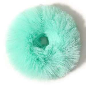 Nuevas mujeres de tela suave elástica banda para el cabello cordón Scrunchies accesorios lazos para el cabello Piel de invierno felpa Scrunchies para mujeres - Product Image 6