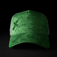 Gorras Exodo New G5 de Calidad, Gorra de 5 Paneles de Pana, Bordado Personalizado con Logotipo de Pedrería, Forro de Satén, Estilo Hip Hop, Moda de Verano