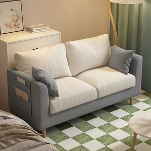 โซฟาผ้าขนาดเล็กสไตล์นอ<span class=keywords><strong>ร์</strong></span>ดิกสมัยใหม่ โซฟาเบดเนื้อนุ่ม ขาไม้ สำหรับห้องนั่งเล่น ห้องนอน อพาร์ทเมนต์ <span class=keywords><strong>บ้าน</strong></span><span class=keywords><strong>เช่า</strong></span> - Product Image 6