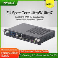 Ordinateur OPS sans ventilateur INYUDA M12U M13U M14U, module industriel Intel Core I5 I7 de 12e/13e génération pour tableau blanc interactif