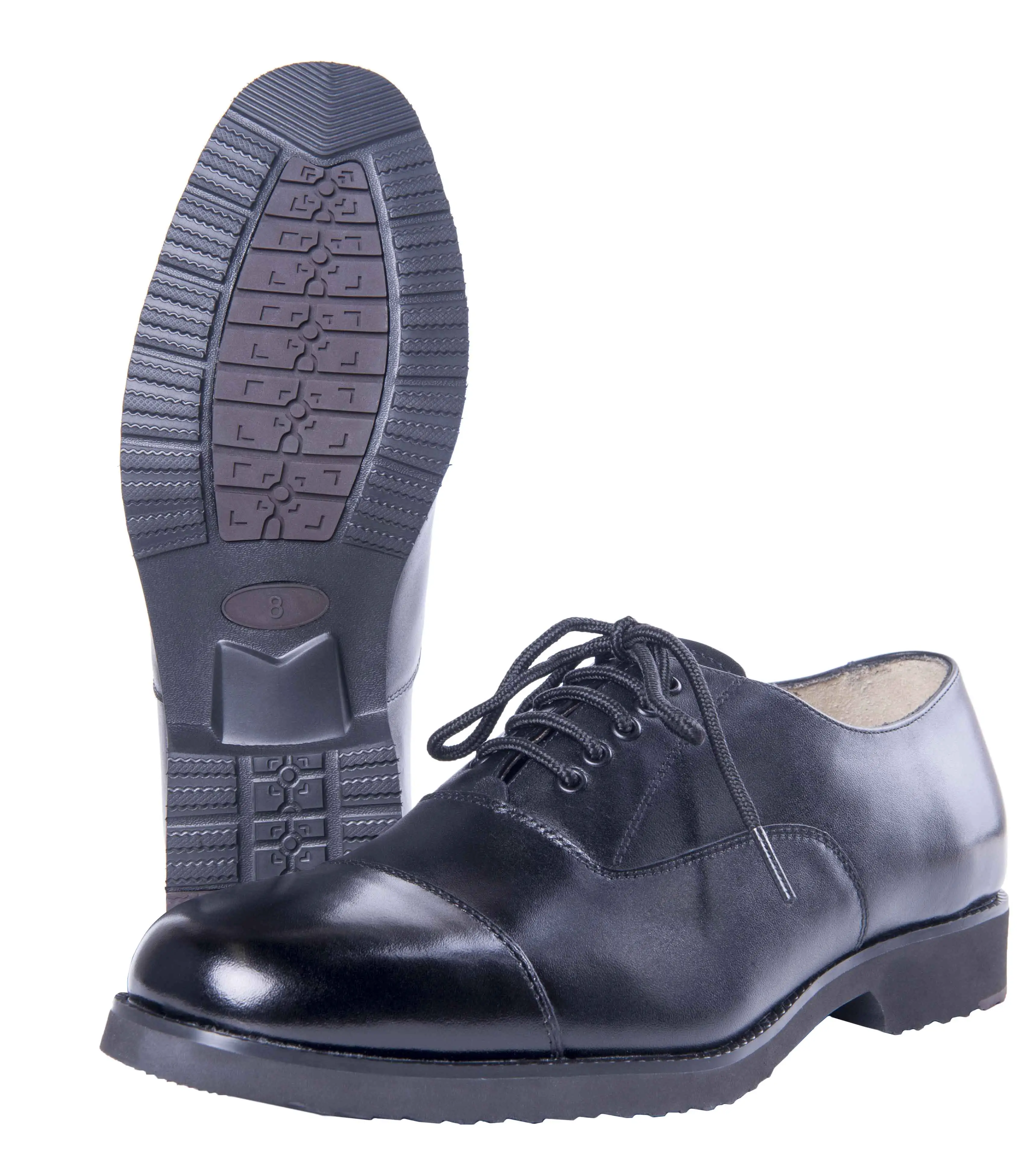 Men Genuine Leather Formal Dress Shoes For Officer