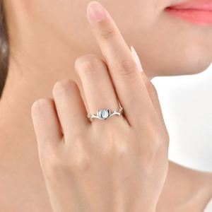 Antler Moonstone <b>Couple</b> <b>Ring</b> for Wedding Jewelry Valentine's Day Gift Open Adjustable <b>Ring</b> Deer <b>Couple</b> <b>Ring</b> for Men Women - Product Image 3
